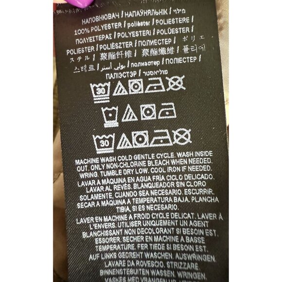 Guess Mens XXL Khaki Jacket Gray Hood Pockets Snap Close - Picture 6 of 7